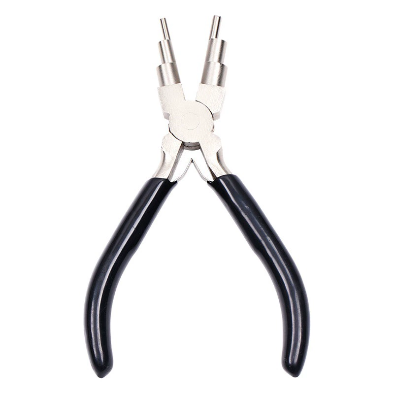 Плоскогубцы с круглым носом Антикоррозийные шестисекционные плоскогубцы для ювелирных изделий Плоскогубцы для ювелирных изделий 6-секционные плоскогубцы ручной работы с круглым ручным обмоткой Плоскогубцы для моделирования