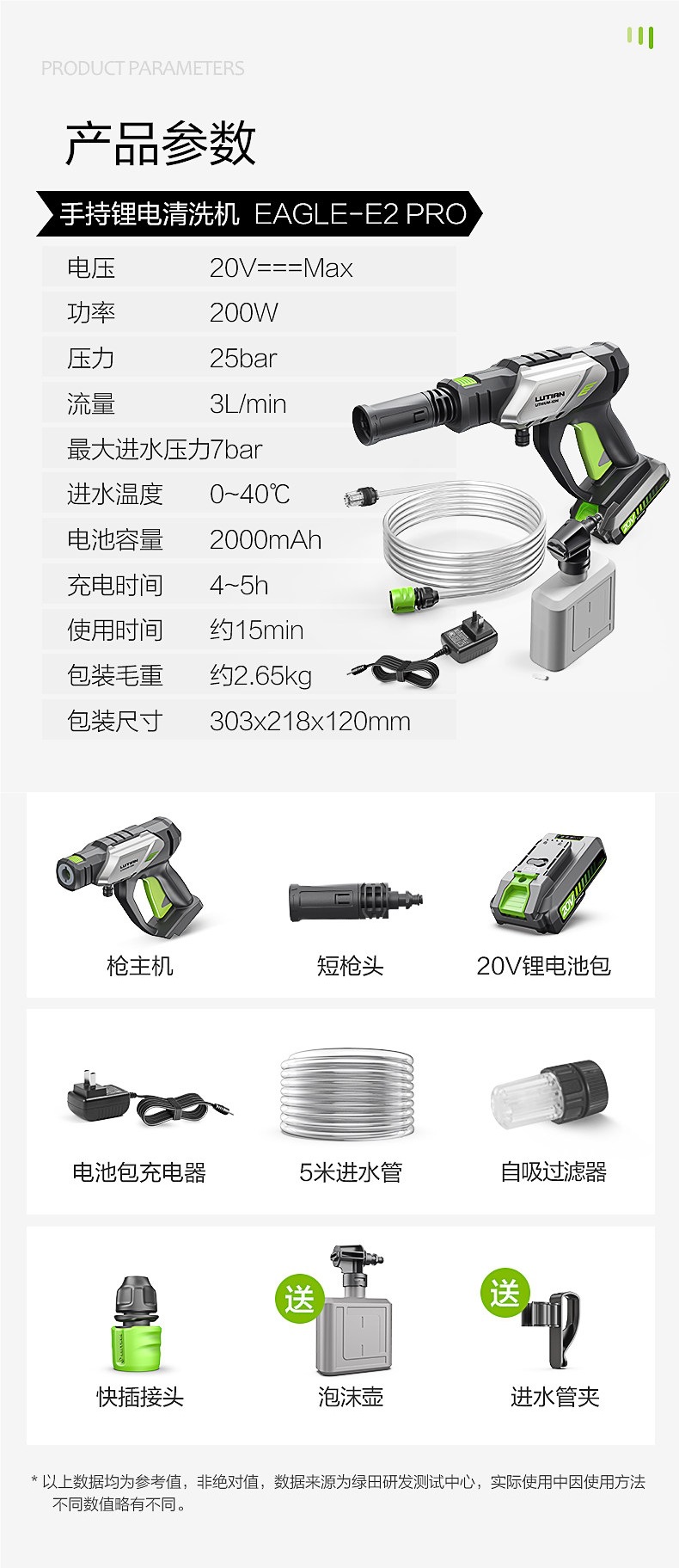 Greenfield Wireless Car Washing Machine, Household Lithium Battery High-Pressure Water Gun, Handheld Convenient Charging Car Washing Pump, Cleaning Tool