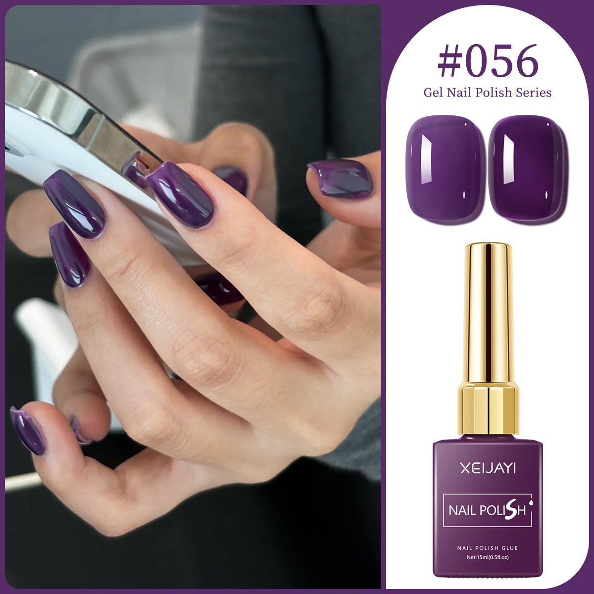 Macaron color pegamento de uñas 2025 nuevo estilo de moda Chellie rojo oliva verde pegamento de uñas