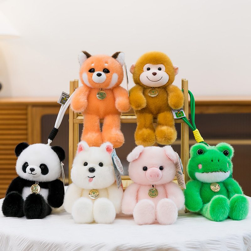 可爱跳跳小猴子动物挂件毛绒玩具公仔玩偶布娃娃儿童生日礼物女生|undefined