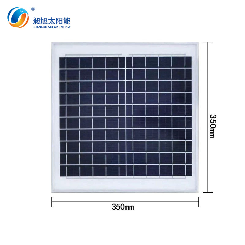 Fabricante personalizado 15w10v polisilicio panel solar laminado vidrio panel de carga solar panel solar