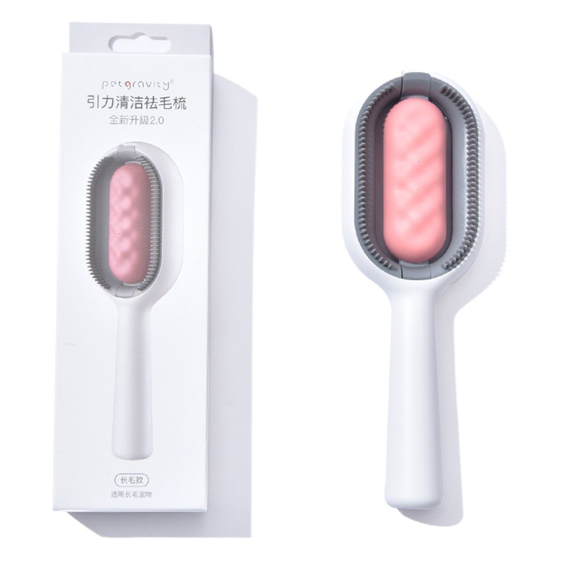 Gravedad gato mascota peine gato pelo limpieza depilación peine cepillo de pelo gato pelo suministros para mascotas venta al por mayor