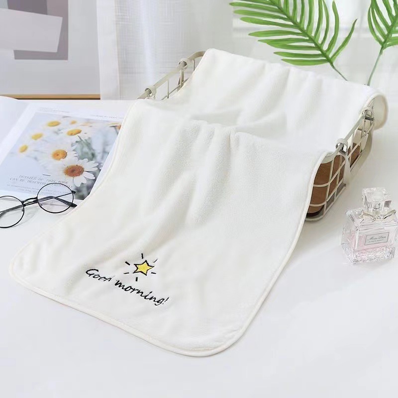 Conjunto de 4 toalhas de rosto absorventes de secagem rápida_voghion.com