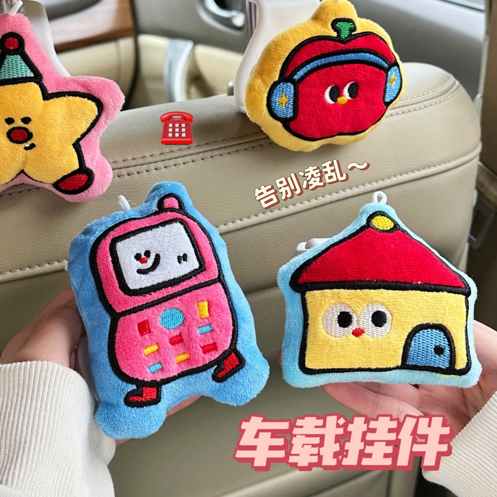 Tengyi original lindo muñeca gancho de coche chica percha decoración interior colgante muñeca gancho creativo al por mayor