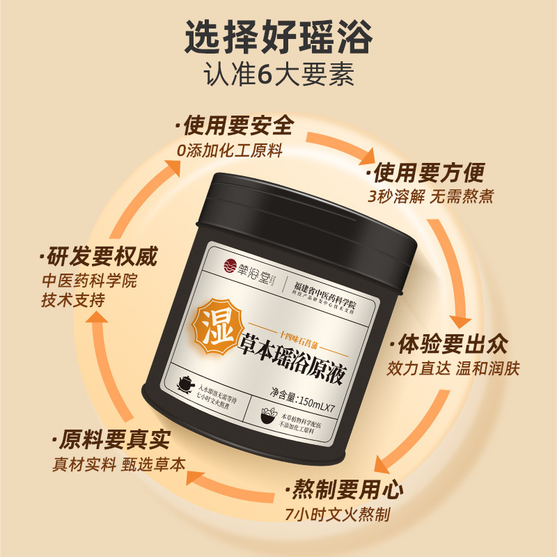 華浴堂瑶浴原液草本風呂薬包正品風呂美容院専用入浴薬包瑶浴包|undefined