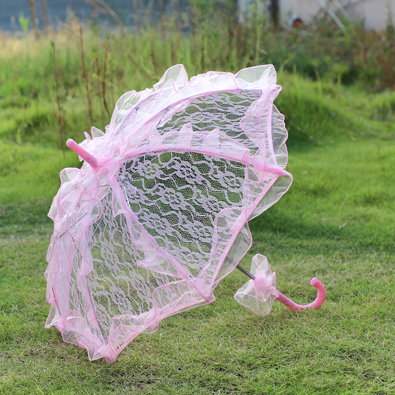欧式户外婚礼新娘结婚蕾丝花边伞舞蹈表演道具伞婚纱照摄影装饰伞