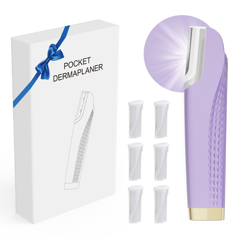 Eyebrow Trimmer Set, Eyebrow Scissors with Eyebrow Comb, Macro Eyebrow Razor, Safe Anti-Scratch Stainless Steel Blade Beauty Tool