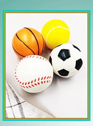 厂家发泄 儿童运动玩具球 pu发泡海绵弹力玩具球10cmPU彩色足球详情4