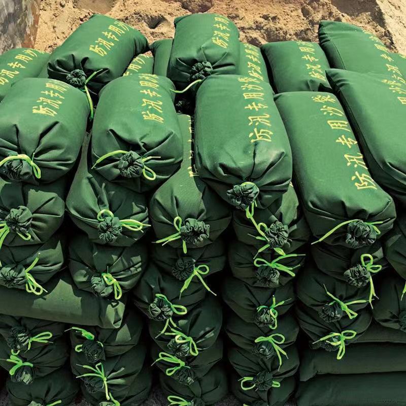 防汛专用沙袋消防应急抗洪物资防水帆布袋堵水沙包汛期加厚空袋