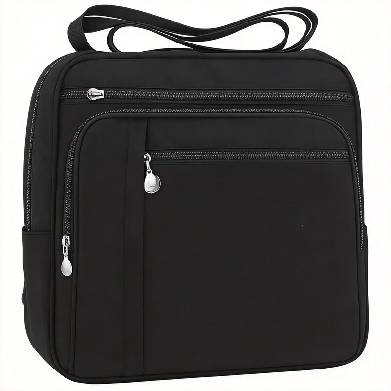 Fashionable Women's Shoulder Bag with Multiple Pockets, Crossbody Bag with Top Handle, Multifunctional Handbag