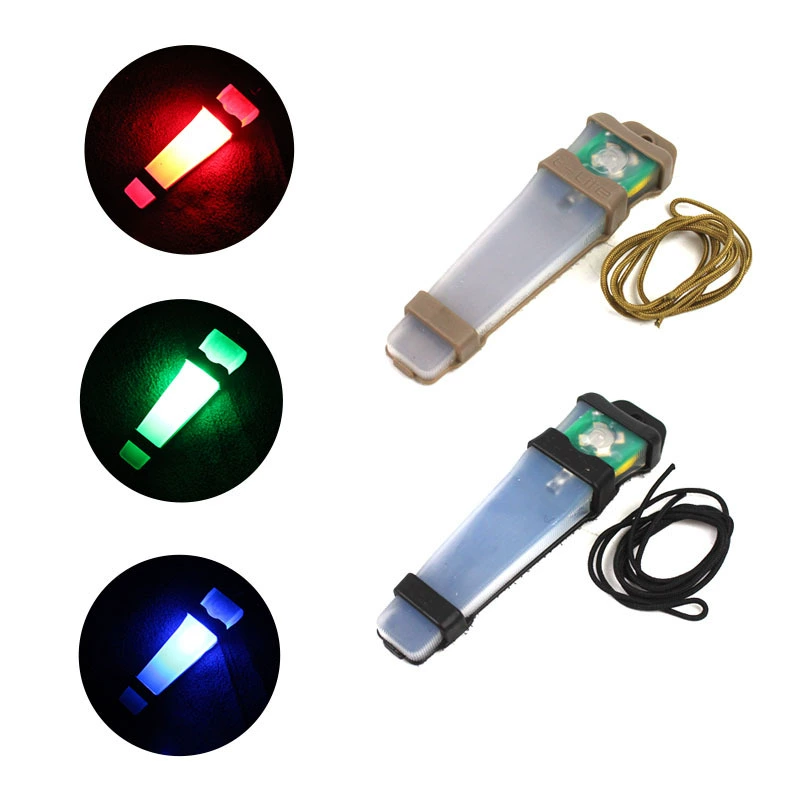 E-LITE силиконовая лампа тактические фары в шлеме сигнализирует враг и я узнаваемый свет