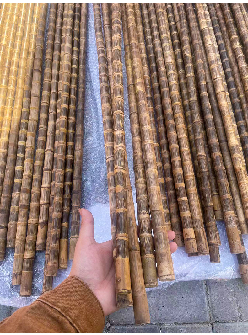 龙血金丝竹密节纯手工打磨实心武术竹棍棕竹教鞭手杖登山杖手拐杖-阿里巴巴