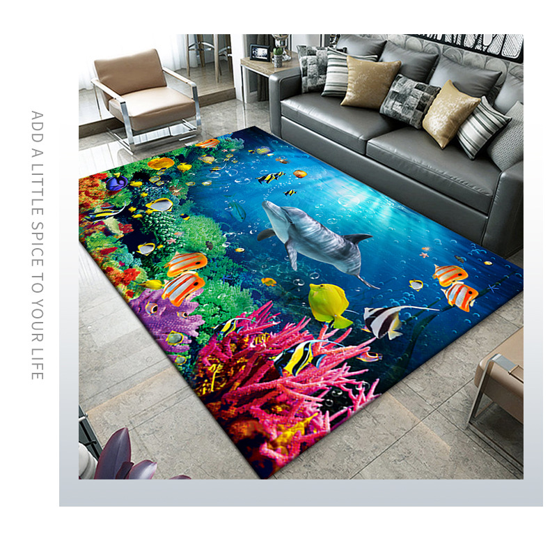 海洋地毯,视觉地毯,客厅地毯,卧室地毯,满铺地毯