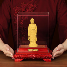 新款絨沙金佛祖擺件 善緣佛祖雕像 家居裝飾品商務展會工藝禮品