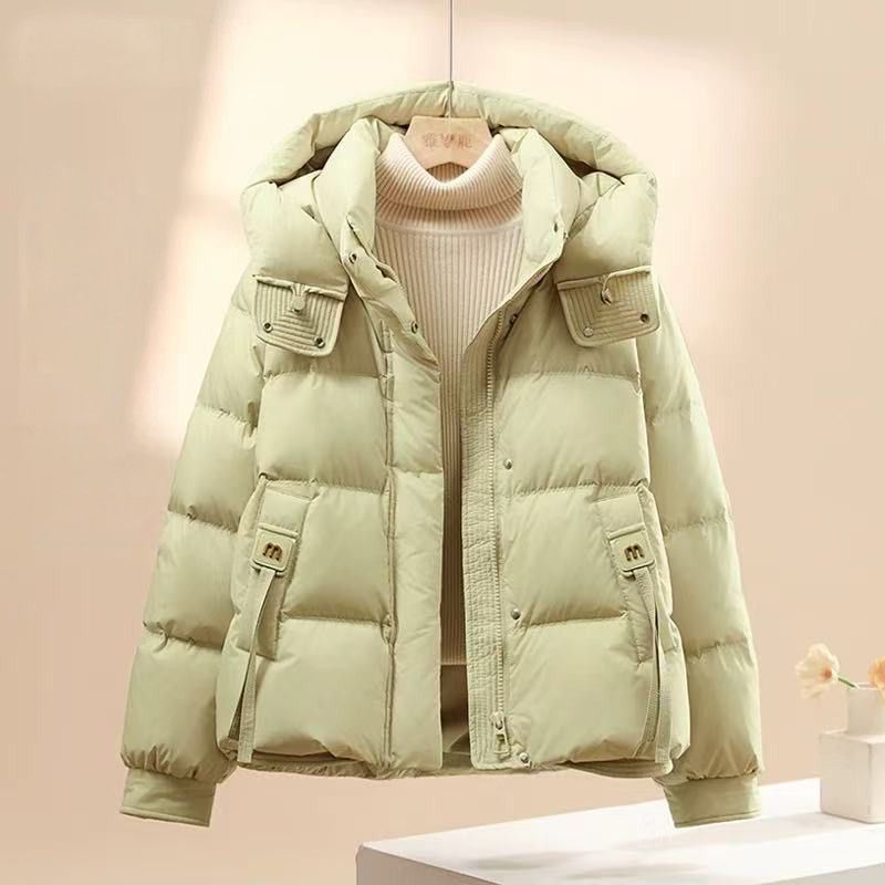 2025冬季新款加厚保暖羽绒棉服女短款棉袄外套韩版时尚小个子棉衣|undefined