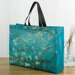 New Internet celebrity non-woven handbag clothing shoe store bag women's clothing gift shopping packaging bag printed LOGO