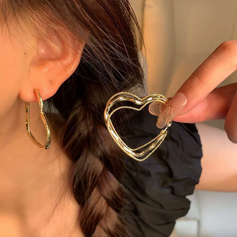 Silver 925 Earrings — Light Luxury Hoops & Drops, High-Quality Sterling, Multiple Sizes
