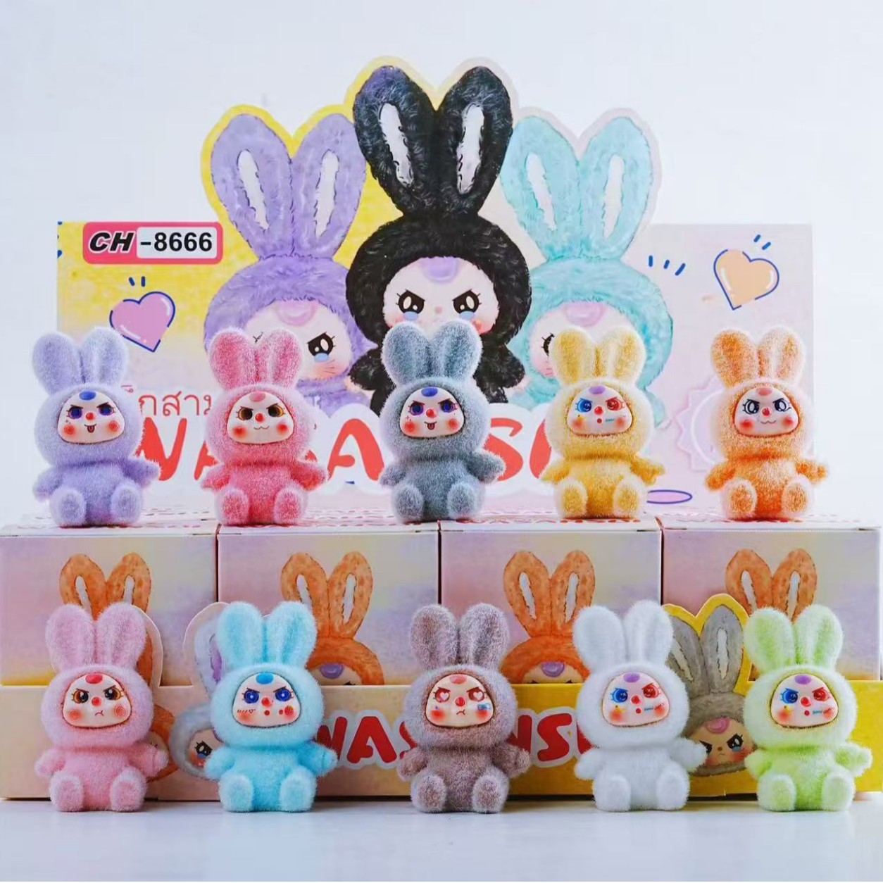 KO-8666 와 3세 봉제 귀여운 조각