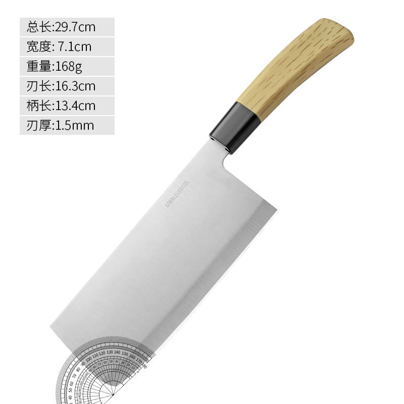 Yangjiang Knife Kitchen hogar cuchillo de acero inoxidable mango de plátano 14 juegos de cuchillos multipropósito fábrica al por mayor
