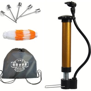 Factory Direct sales basketball inflator football volleyball inflator high pressure portable mini air needle net pocket ball bag kit