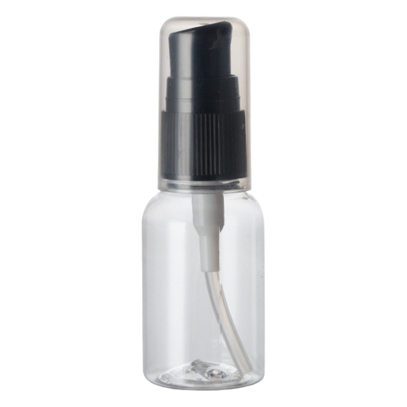 30ml cuello anillo transparente botella de hombro redondo bomba de polvo bomba de loción embalaje cosmético base líquida embalaje botella vacía para mascotas
