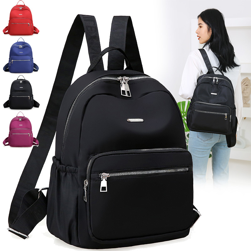 Mochila de mujer transfronteriza 2023 nueva gran capacidad impermeable ligero de mediana edad bolsa de madre coreana simple mochila coreana