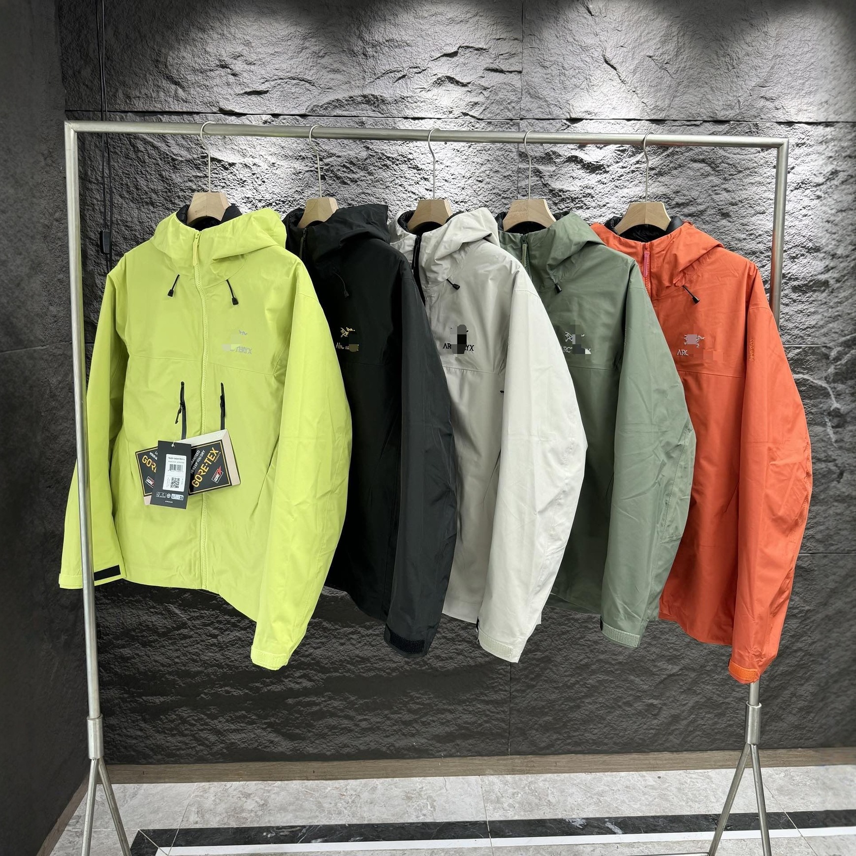 Niaojia Same Style Mountain Series Hard Shell Jacket Spring and Autumn Unisex Single-Layer Thin Hooded Coat Windproof Waterproof Outdoor