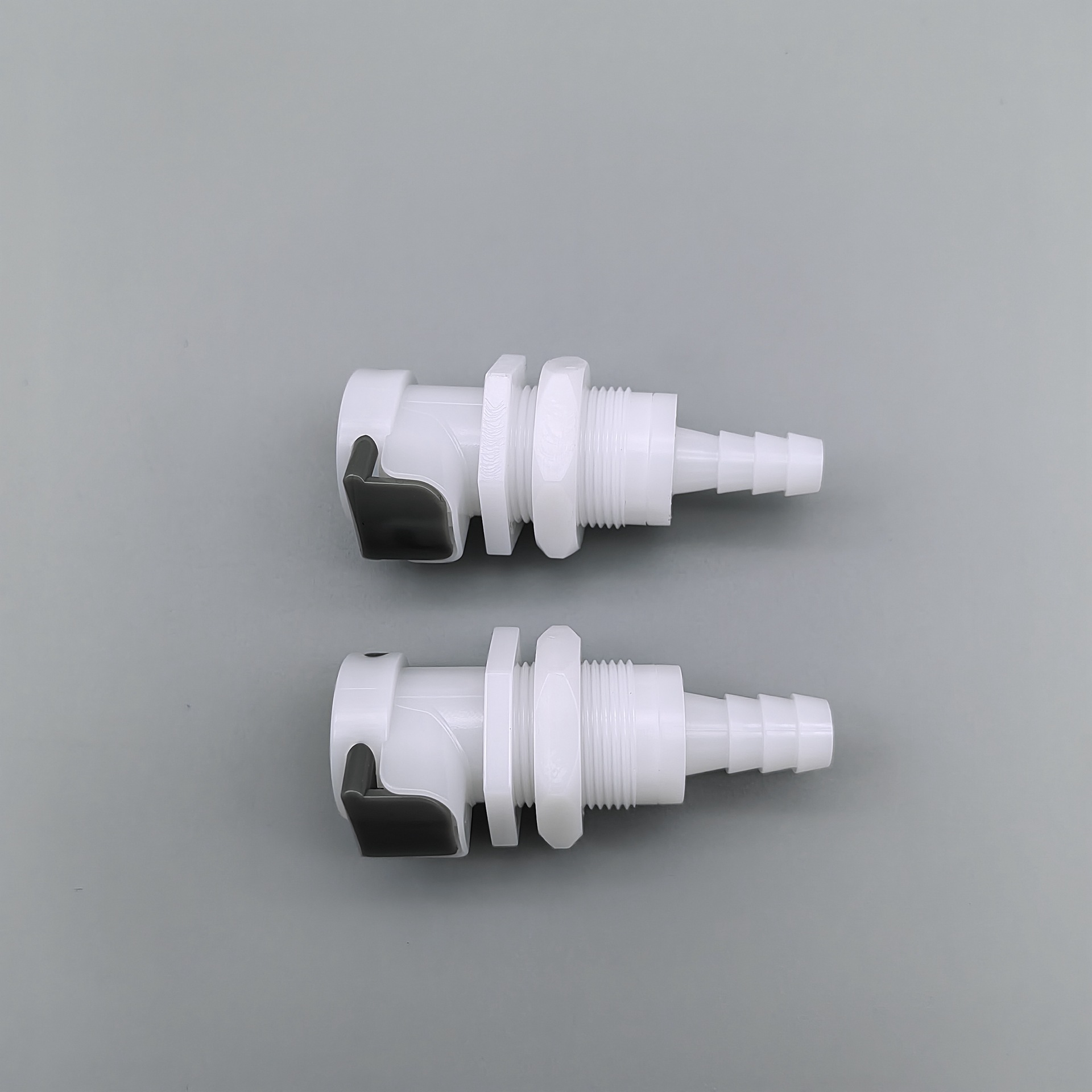 CPC国产快速接头 塑料按键连接器 宝塔POM带阀快速断开