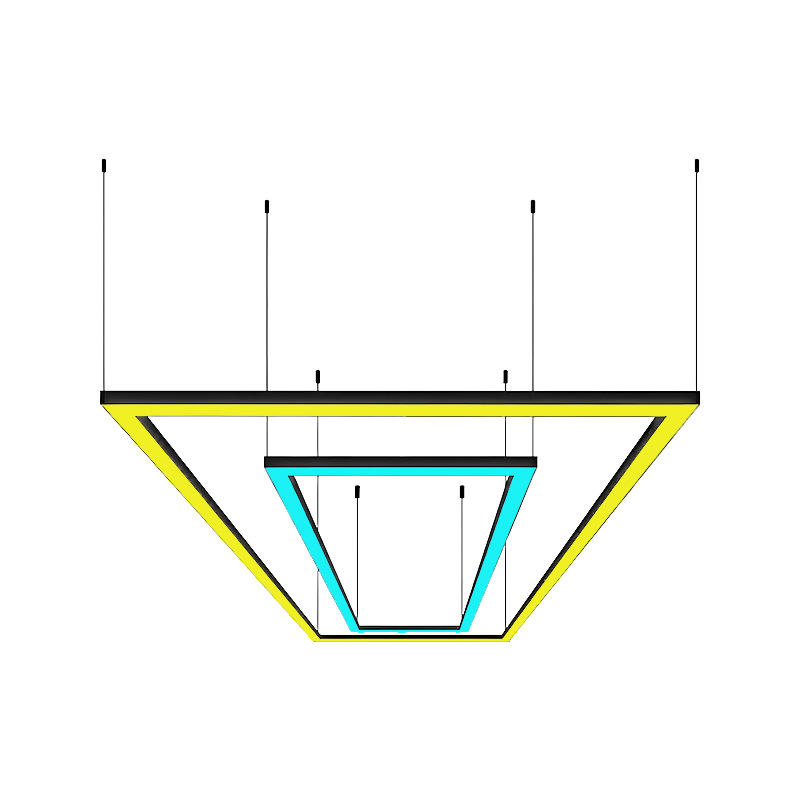 Sala de billar lámpara de atmósfera sala de billar de snooker lámpara candelabro de lámpara de tira larga empalmada sin costura led lámpara de forma especial image 5