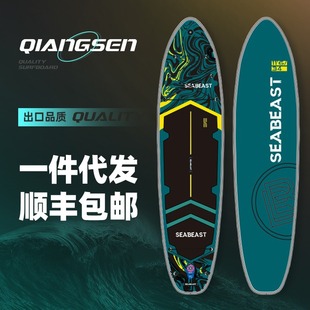 浆板全水域专业充气冲浪板工厂加厚竞速成人可站立浆板-阿里巴巴