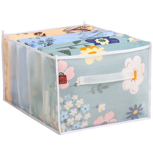 Quilt storage grid, quilt cover, four-piece set, storage bag, wardrobe organization storage box, household dust-proof storage