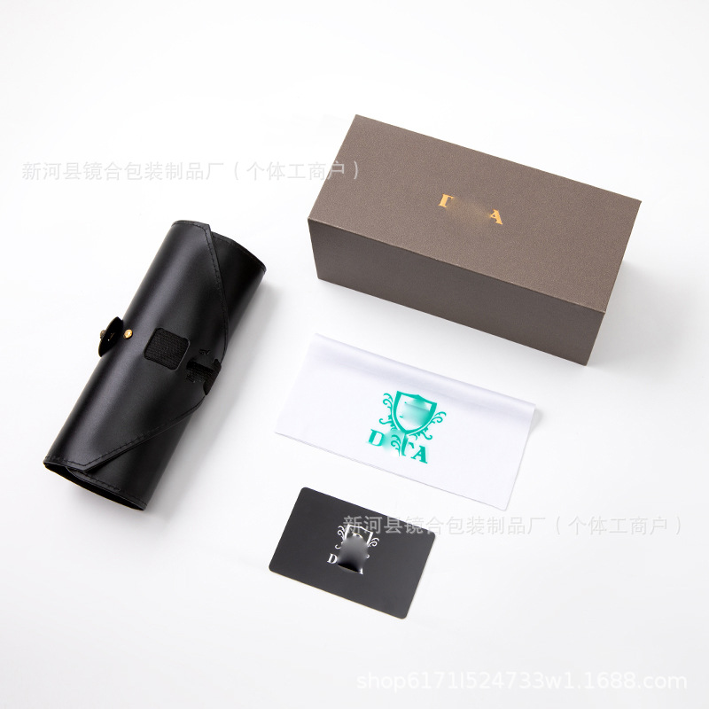 Spot al por mayor nueva caja de gafas de marca de alta gama de moda caja de gafas de sol de alta gama caja de embalaje completa