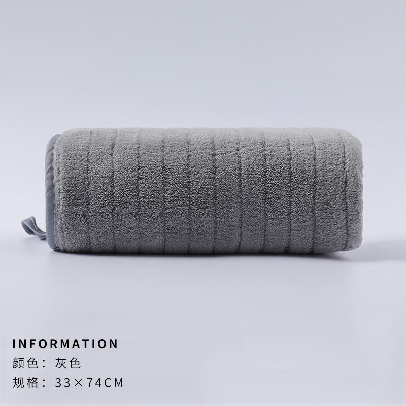 Toalla de terciopelo coral engrosada suave absorbente sin pelusa Toalla de secado rápido para el cabello Toalla de cara para el hogar adulto fábrica al por mayor