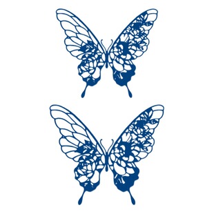 Bofeng new herbal juice tattoo stickers semi-permanent long-lasting waterproof small picture fishtail butterfly tattoo stickers
