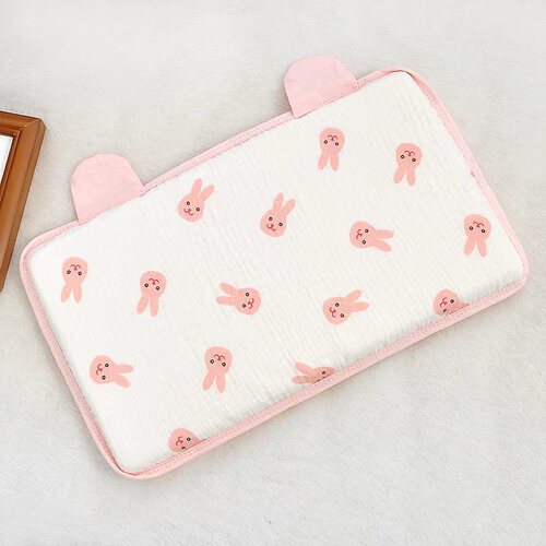 Newborn and Baby Latex Pillow, with Zorb Fabric for Softness and Breathability, Baby Cervical Support Pillow, Kindergarten Group Purchase Small Pillow