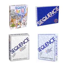 现货 英文版sequence序列迷阵花式五子棋board games桌游玩具