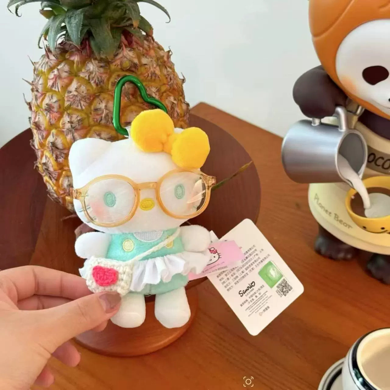 Hello Kitty, Hello Kitty, оригинальный классический рюкзак, мультяшная милая подвеска, плюшевый брелок, кукла