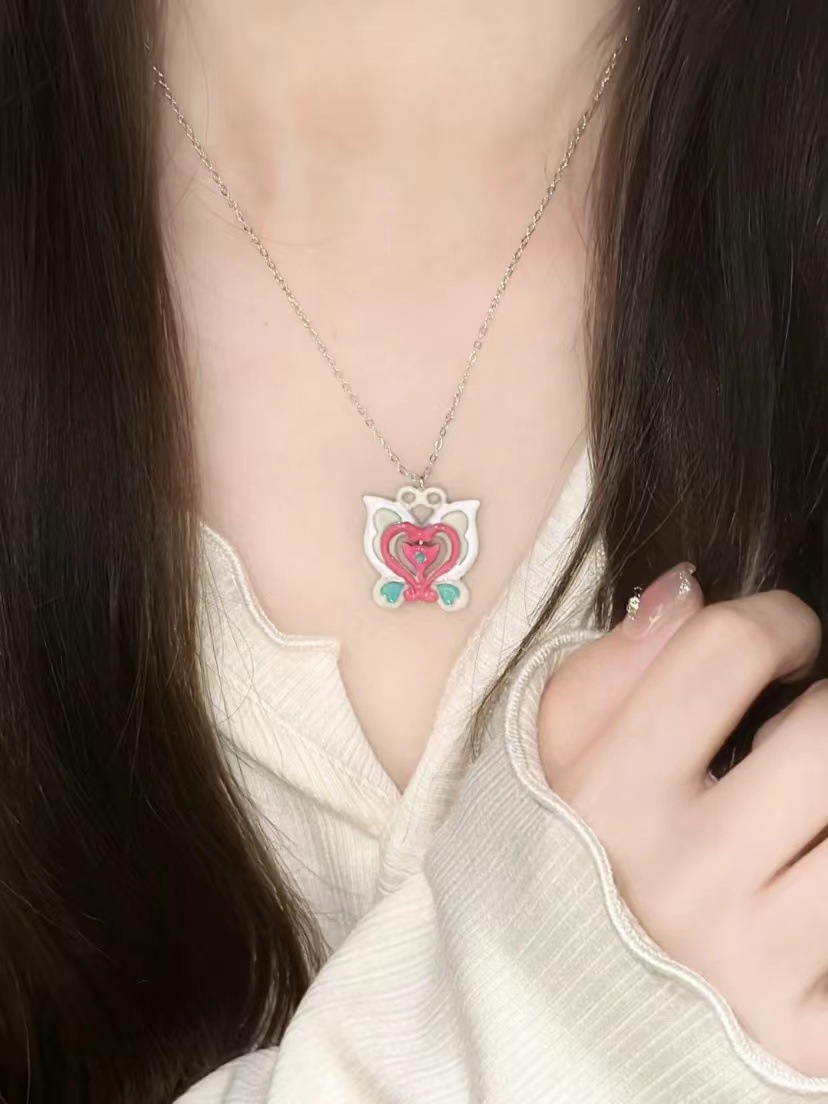 Dopamine Jewelry Balala Little Magic Fairy Transformation Magic Wand Necklace Gentle Temperament Girly Simple Clavicle Chain for Women