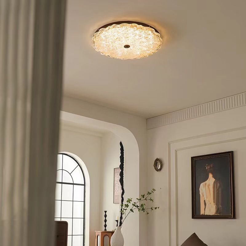 Luz superior luces de techo luces de techo de alto nivel luces de diseño de luces de habitación principal estilo americano dormitorio principal medieval