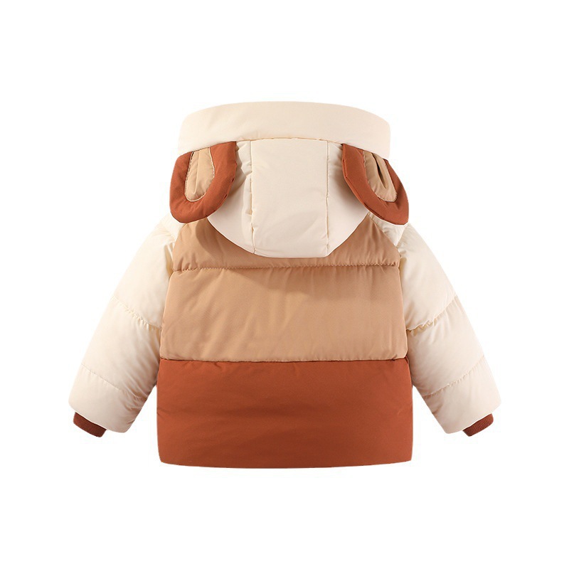 Amazonas ropa infantil 2025 nuevo chaqueta de pluma para niños ropa de algodón coreana para niños y niñas ropa de algodón de dibujos animados chaqueta de niños
