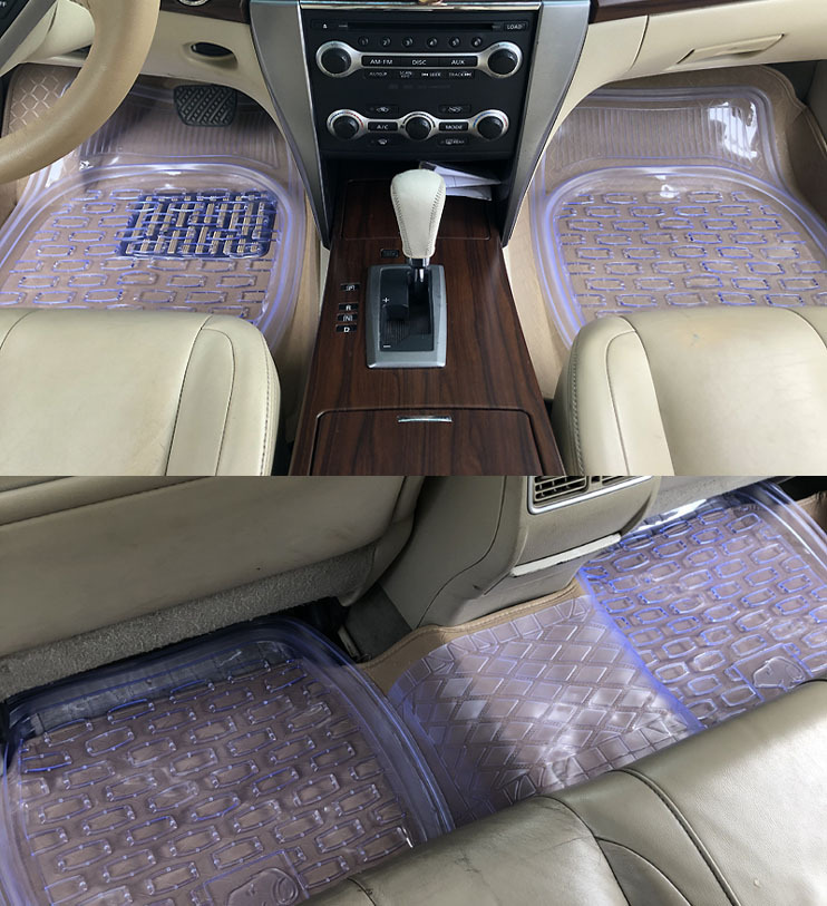 Universal Car Floor – Universal Modelə uyğun ayaqaltı - supreme-thickened-1-set-5-pieces-transparent-26kg