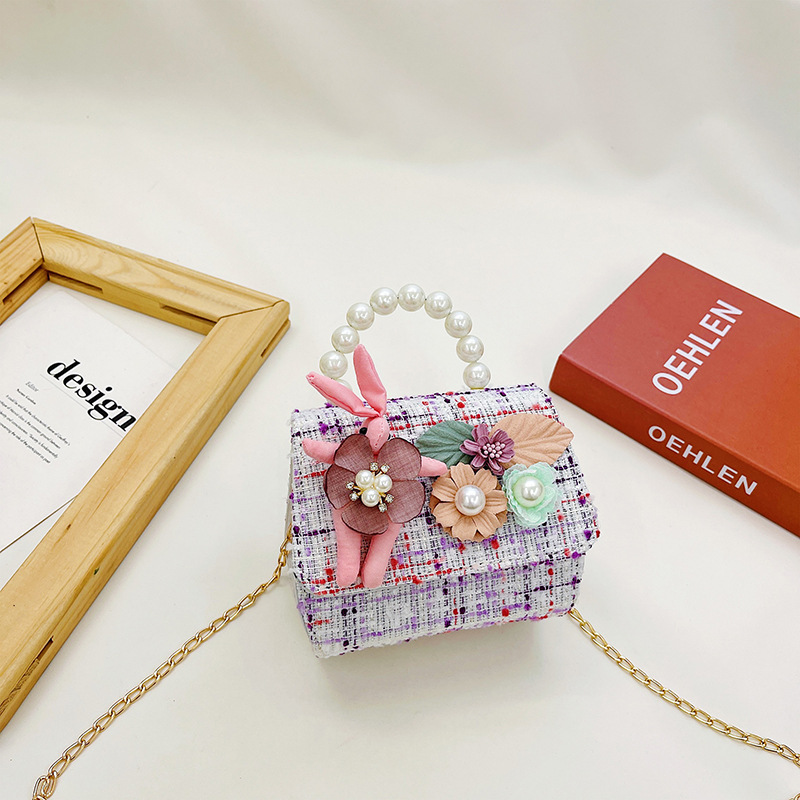 2021 nuevo Otoño e Invierno bolsa de conejo niños dibujos animados princesa chica bolsa de mensajero moda bebé cambio bolsa de accesorios