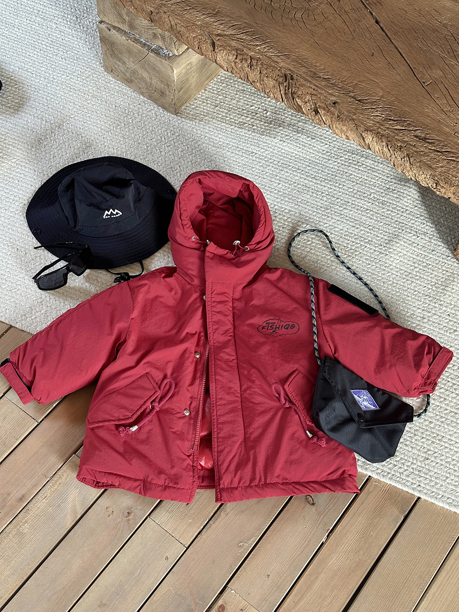 Ropa de frío para niños otoño y invierno caliente ropa infantil de plum al aire libre abrigo abrigo comercio exterior al por mayor