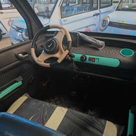 四轮电动车家用成人新款低速代步车新能源女士电两用电动4轮车