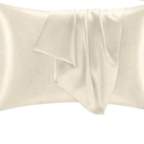 Comercio exterior transfronterizo sobre de color sólido imitación seda almohada funda de seda seda seda satin y piel almohada de sueño individual image 14