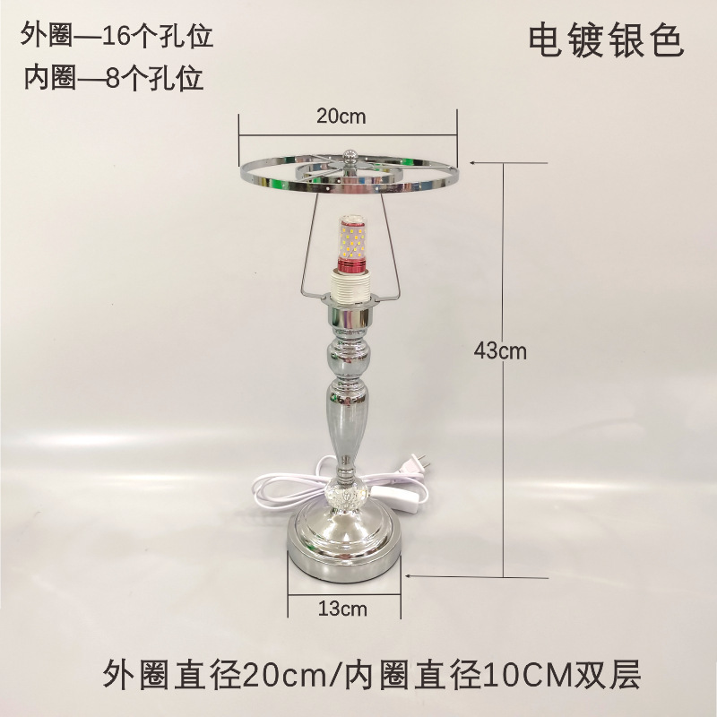 DIY貝殻電気スタンドシャンデリア棚復古水晶棚二重三層棚風鈴シャンデリア小紅本おすすめ|undefined