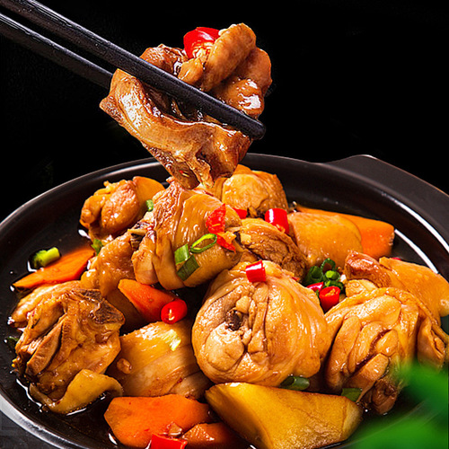 Huang Bu Ji Sauce, Household Stir-Fry Seasoning, Restaurant Hot Pot Chicken Stir-Fry Condiments, Wholesale Bagged Huang Bu Sauce