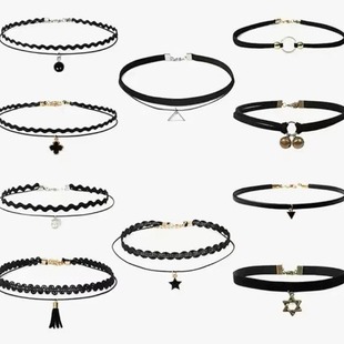 �W������ʽ���sDIY�Ʒ ���������I��choker�Ȧ�i朽M�����b