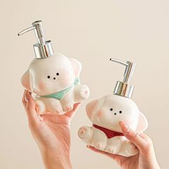 陶瓷洗手液瓶子卫生间洗衣液沐浴露洗发水分装瓶高颜值空瓶按压瓶
