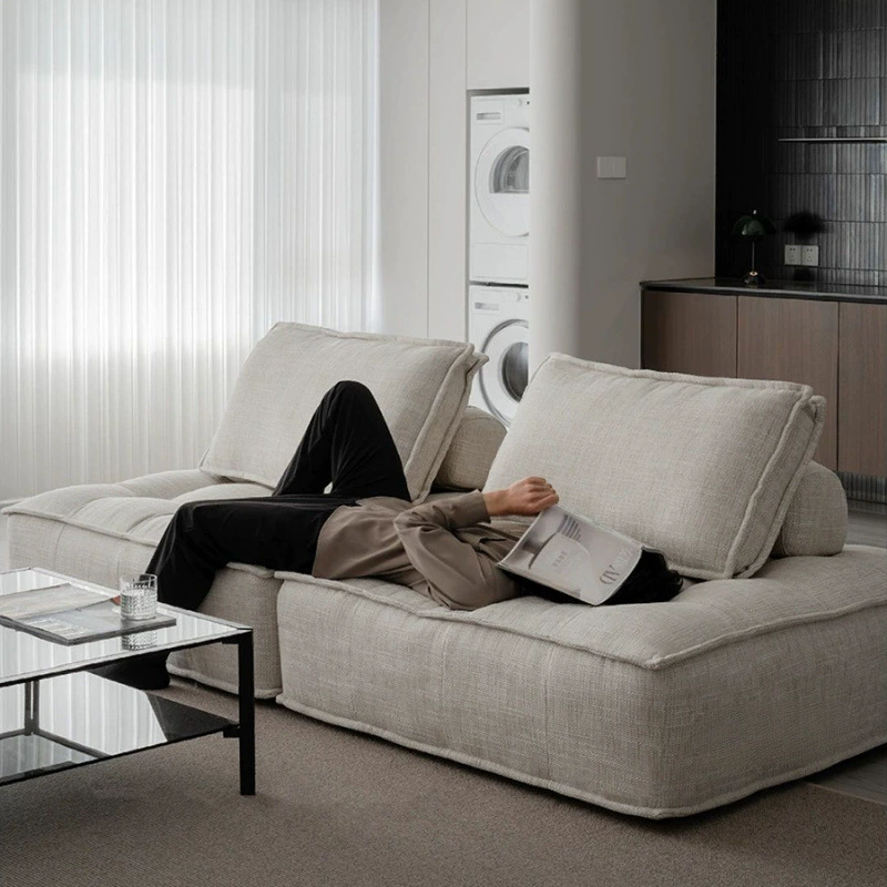 Диван-кушетка, комбинированный диван-куб для маленькой квартиры, итальянский стиль, простой, для отдыха, одноместная спальня, в стиле интернет-знаменитостей